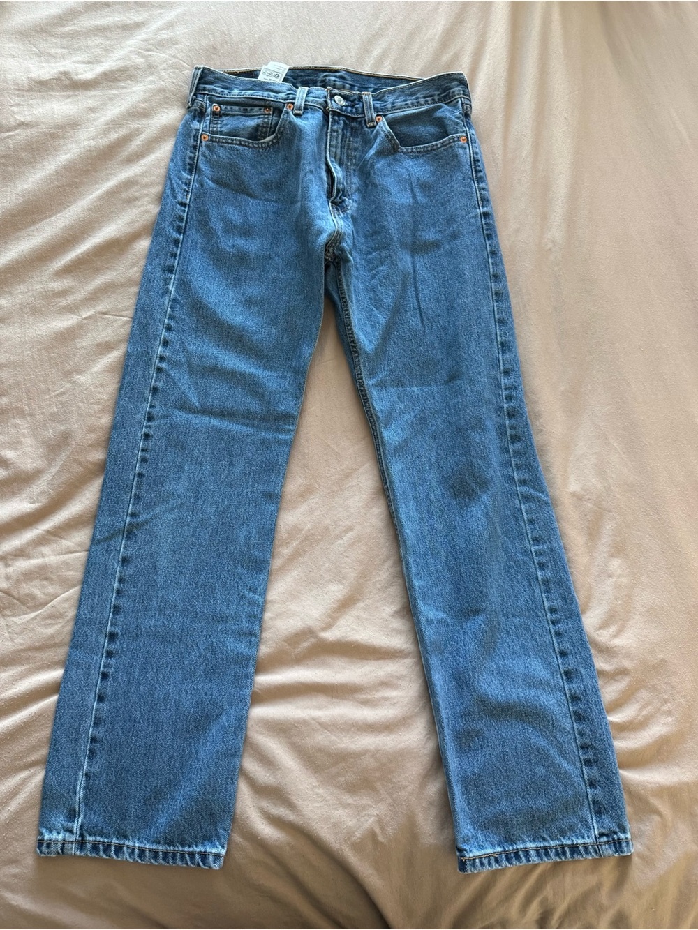 Levi’s 505 men’s Classic Straight Blue Denim Jeans